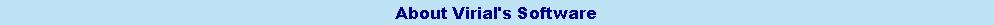 About Virial's Software